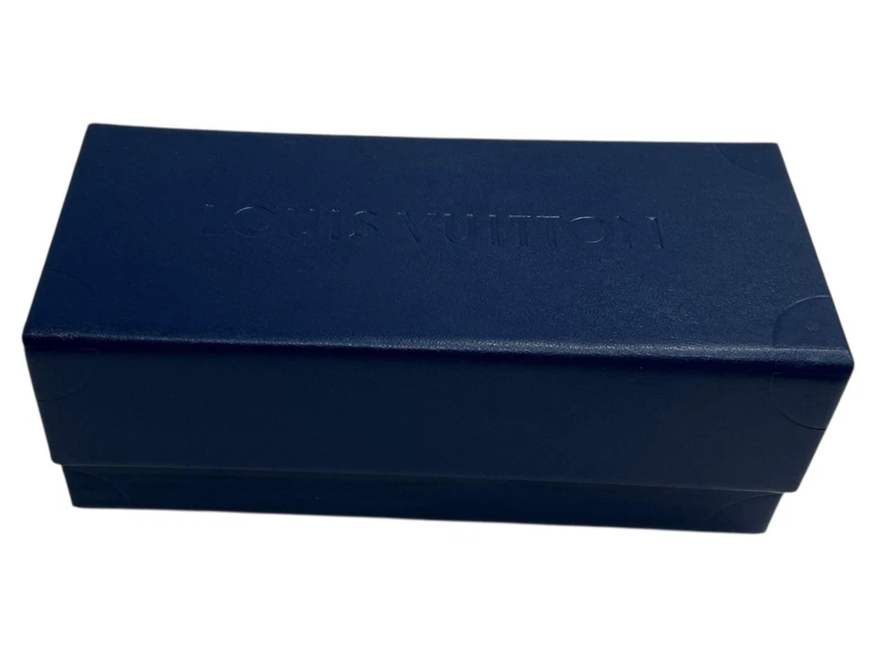 Louis Vuitton темно-синий солнцезащитные очки/очки магнитная коробка чехол 6,5 x 2,8 x 2,4" - Изображение 2 из 4