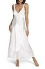 In Bloom by Jonquil Bridal Pearl Wedding Sleeveless Ruffle Hem Nightgown NWT