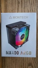 MONTECH NX400 ARGB - CPU Air Cooler, Single Tower, 4 Advanced Heat Pipes, 52-fin