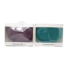 Theragun Mini Skin - Turquoise Teal Blue Green & Purple Lot of 2 New Damaged Box