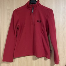 Fleece Pullover Jack Wolfskin rot Gr S