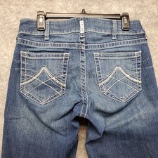 Ariat Real Jeans Women's Size 30R Medium Wash Mid Rise Bootcut Western Cowgirl