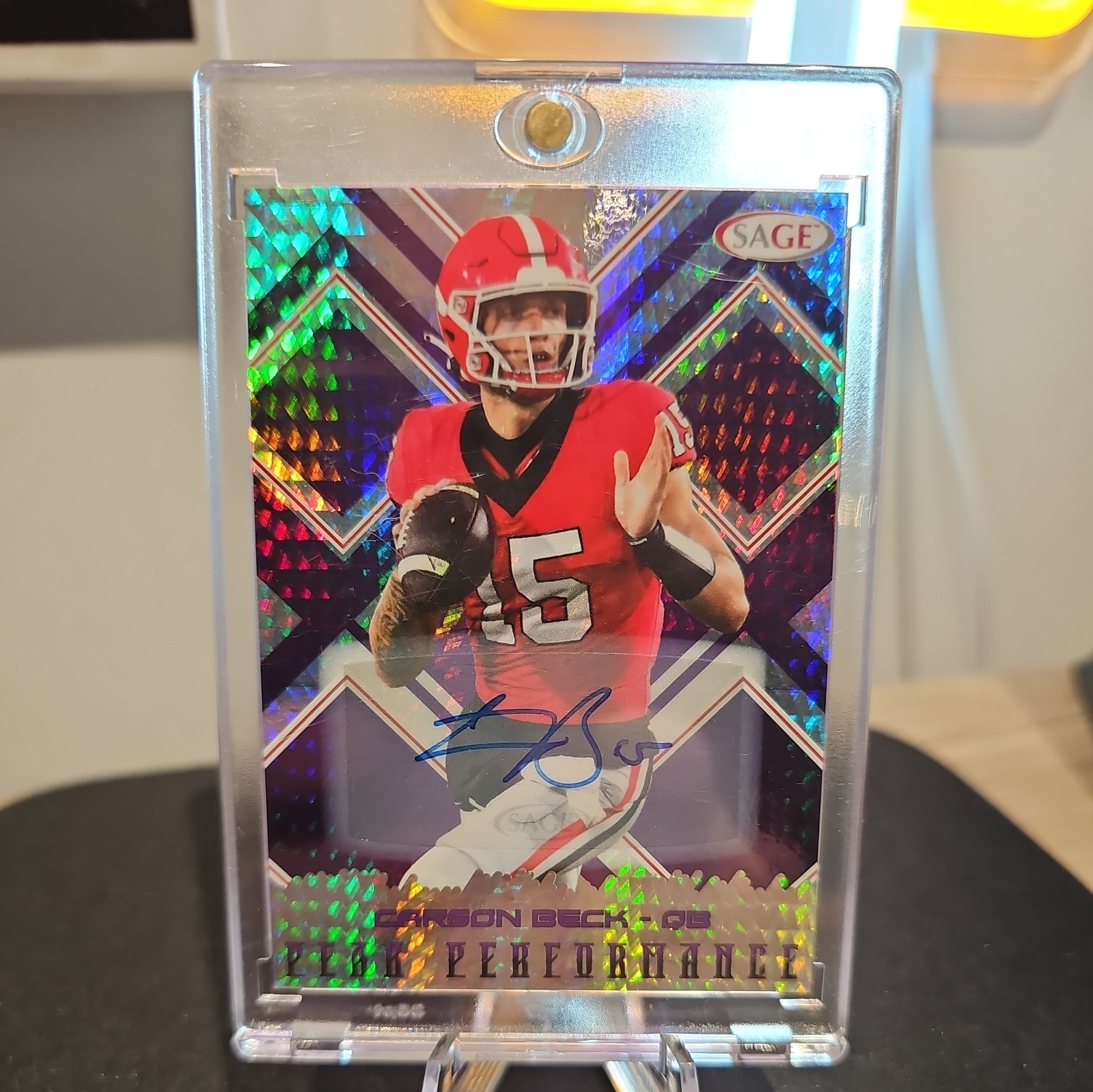 2025 Sage Carson Beck Peak Performance Auto #PKA-CB