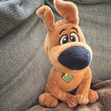 Scooby-Doo Plush Stuffed Dog Toy Brown Blue B...