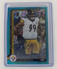 Topps Chrome Rookies Derrick Harmon Steelers RA-DH Autograph /199 2025 NFL