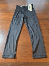 Adidas 3/4 Tight High Rise Training Pantd W Pockets Size XS Black NWT