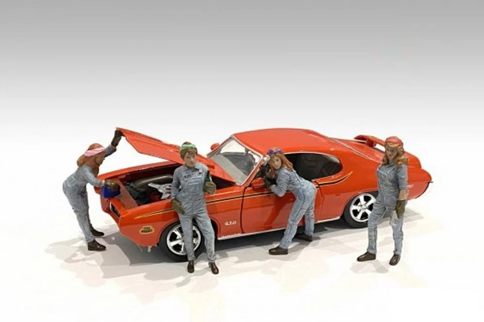 ACCESORIO DIECAST RETRO HEMBRA MECÁNICA I ESCALA 1/18 DIORAMA AMERICANO 38244 Foto 4 de 4