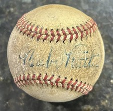 Babe Ruth -  Signed Autographed Reach Baseball - Beckett LOA - Rare Bold Auto