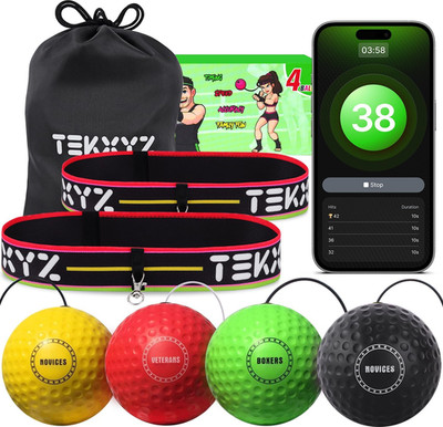 Reflex Ball Family Pack with Counter App | Online Community for Boxing Ball