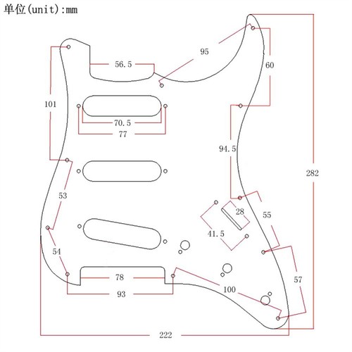 Protect Your Guitar with 11 Hole SSS Metal Guitar Pickguard Scratch Plate - Picture 3 of 31