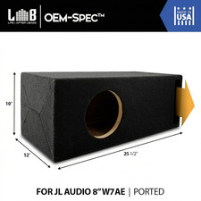 1.00 ft³ @ 34.33Hz Ported Enclosure Box for ...