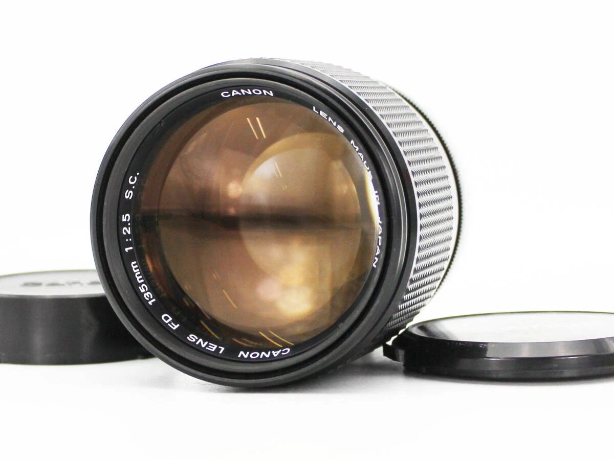 Canon FD Camera Lenses 135mm Focal f/2.5 Maximum Aperture for sale