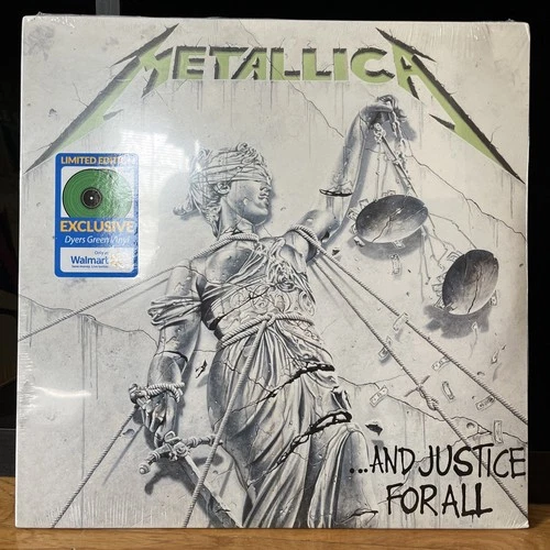 Metallica - And Justice For All 2 LP Dyers Green Colored Vinyl Walmart Ex Sealed