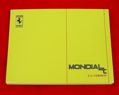 Ferrari Mondial T, Very RARE Original Owners Handbook, US 1992, It/En/Fr/De text