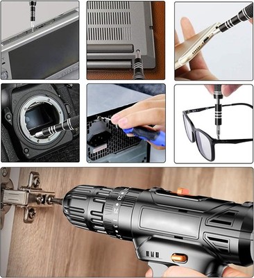 Precision Screwdriver Kit, 200 in 1 Electronics Repair Tool for Computer, Phone