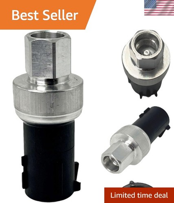 #ad AC Pressure Switch Sensor Compatible With Ford Vehicles 100 300 Psi Flange Mount $41.99