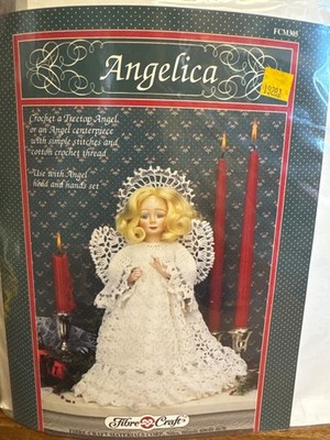 Fibre Craft FCM305 ANGELICA TREETOP ANGEL or CENTERPIECE Kit New & Sealed 