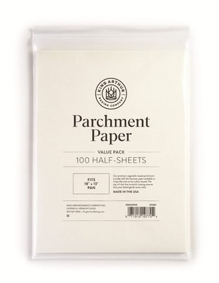 King Arthur Flour Precut Baking Parchment Paper, Heavy Duty, Professional Gra...