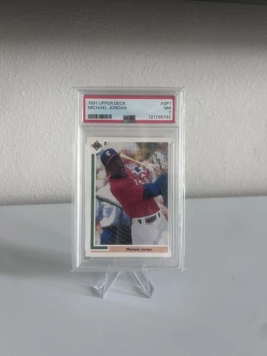 1991 Upper Deck Michael Jordan Rookie RC Baseball PSA 7 NM