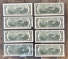 (5) 2003 $2 Bills Two Consecutive Serial Numbers  (1) 1995 (2) 1976 Lot See Desc — photo 2