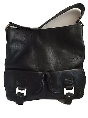 Michael Kors Black Pebbled Leather - Hobo Slouch Bag - Silver Hardware | eBay