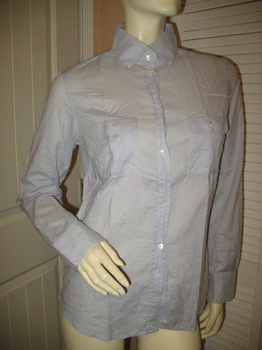 J Crew Button Down Shirt Top 8 Long Sleeve Preppy Corpcore Academia Office Chic - Picture 3 of 12