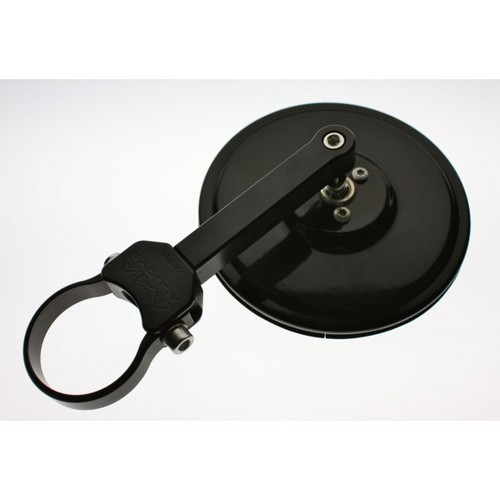 Axia Alloys Aluminum Extended Round 5" Side Mirror & Clamp - CONVEX - Polaris - Picture 2 of 3