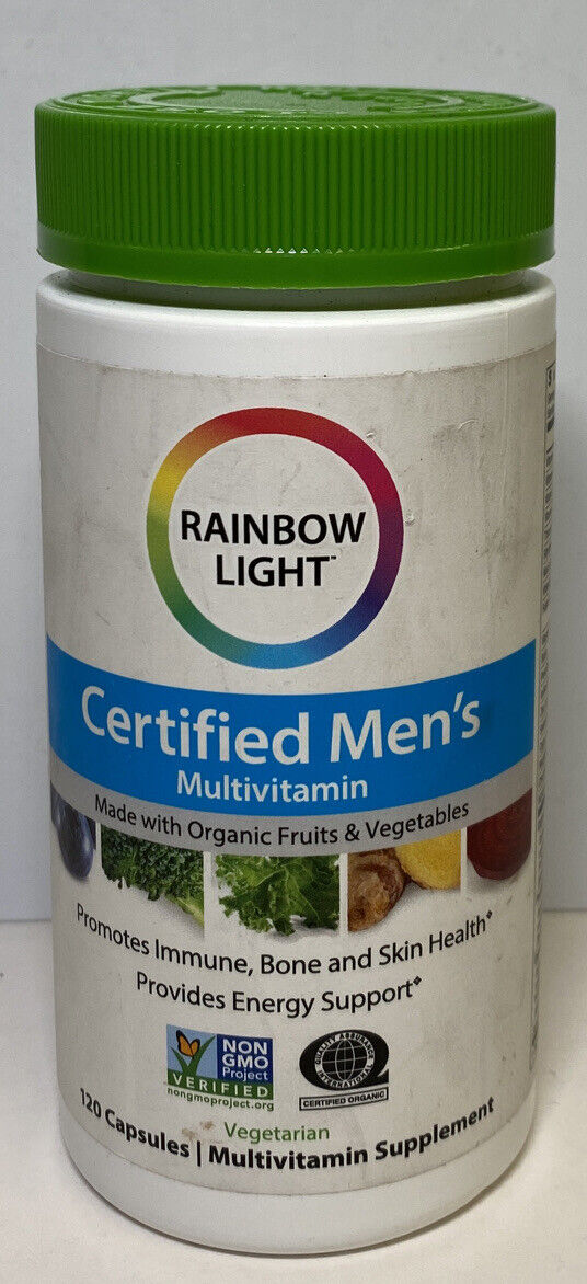 Rainbow Light Men's Multivitamin 120 Veg Caps Ex:9/2024 #0117
