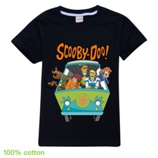 Hot Boys Girls 100% Cotton SCOOBY-DOO T-Shirt Kids Casual Short Sleeve Tee Tops