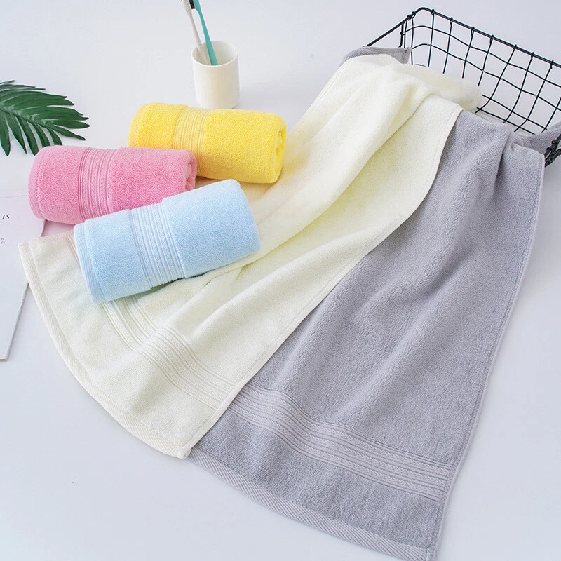 2pcs/lot Bath Towel Face Towel Hand Towel Foot Towel Pure Cotton Thicken  Towels