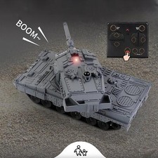 RC RTR Mini Tank Telecomando Battle Tank Giocattolo Torretta Rotata Sistema Infrarossi