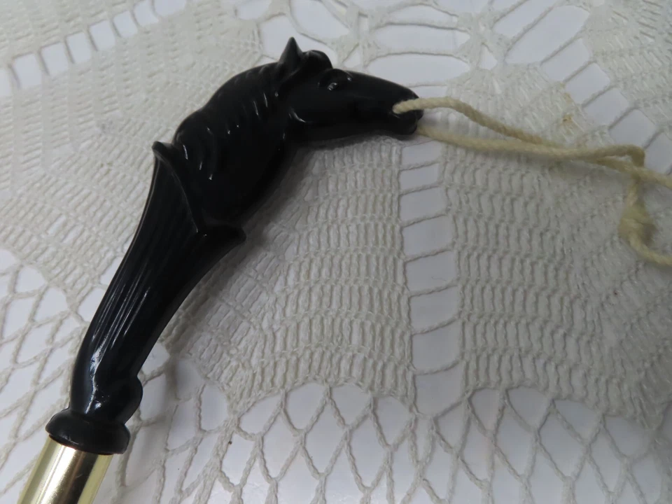 Cepillo Ropa Vintage Caballo Negro 11" Foto 3 de 3