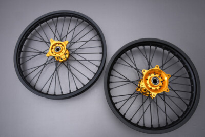 Paar Felgen/Speichen-rader Vorne Hinten Cross für SUZUKI RMZ 250 2019-22 21''/19''