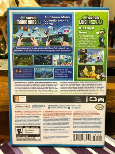Nintendo Wii U Game New Super Mario Bros. U (Super Low Price!) - Picture 2 of 2