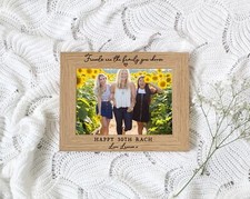 Image of Friends are the Family You choose | Personalised Photo Frame | ENGRAVED For 7X5