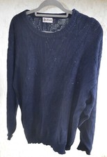 Herrenpullover Gr. 50  in dunkelblau Marke Kirschbaum gestrickt wie neu