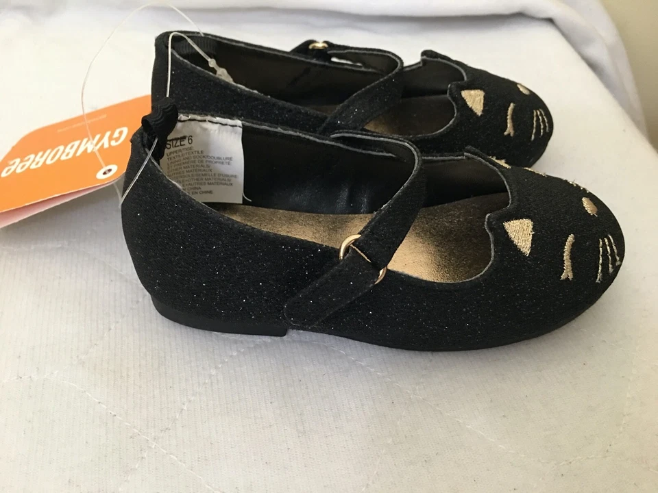 NUEVO CON ETIQUETAS Gymboree Festival de Otoño Gatito Zapatos Planos Gato Niño Niñas Talla 4,6,7,9 Foto 4 de 4