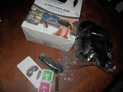 CYNOCULARS VIRTUAL REALITY HEADSET & REMOTE FOR 3D VIEW OF MOVIES AND GAMES New