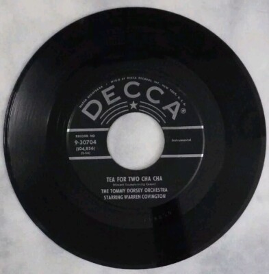 TOMMY DORSEY ORCHESTRA STARRING WARREN COVINGTON TEA FOR TWO CHA CHA
