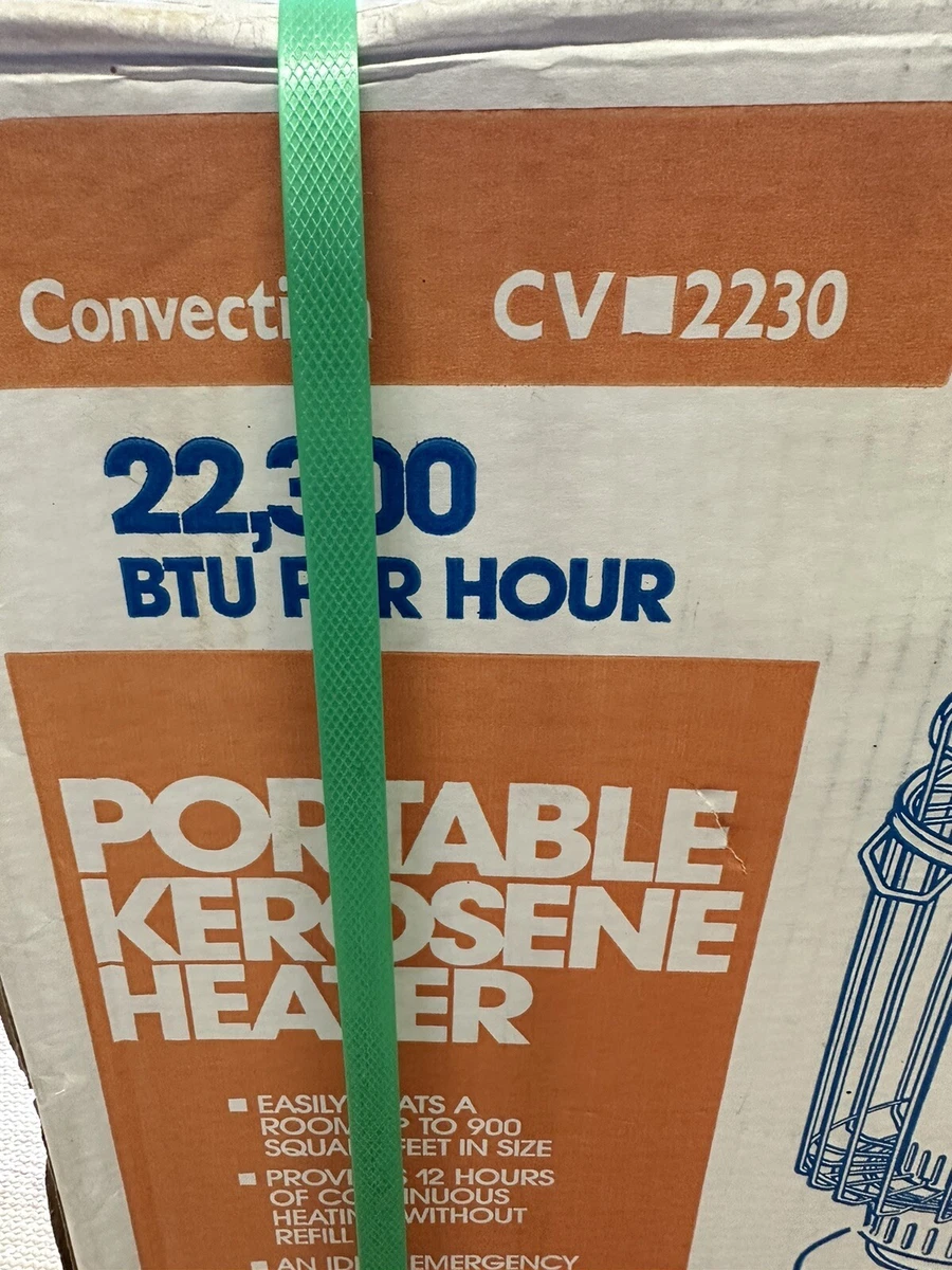 keroHeat CV-2230 Portable Kerosene Heater, 22,300BTU, New | eBay