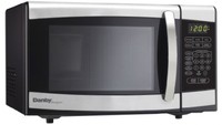 Danby Designer 0.7 Cu.ft. Countertop Microwave, Black/stainless Steel Danby Designer 0.7 Cu.ft. Countertop Microwave, Black/stainless Steel