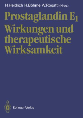 Thumbnail - Prostaglandin E1 Wirkungen Und Therapeutische Wirksamkeit 2016