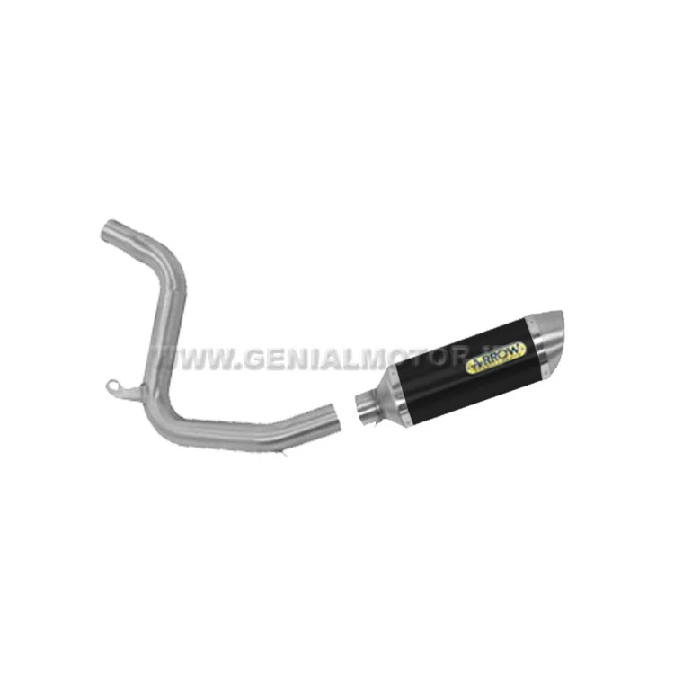 Pot D'Echappement + Rac R Arrow Street Thunder Alu N pour KTM Duke 125 2011 2016 - Photo 2/2