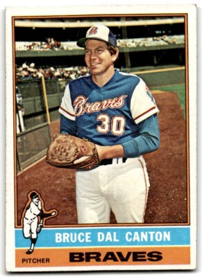 1976 Topps Bruce Dal Canton . Atlanta Braves #486