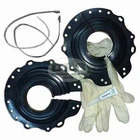 Axle Swivel Rubber Gaiter Kit Set of 2. Land Rover Defender 90/110/130 (DA3057)