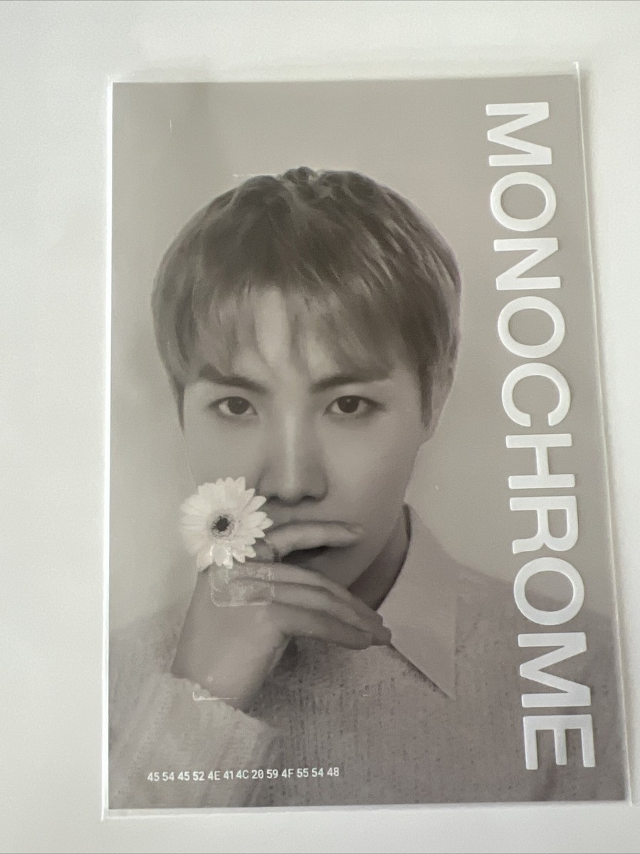 BTS MONOCHROME キャンバスフォト J-HOPE BTS J-HOPE MONOCHROME POP UP OFFICIAL PRINTED PHOTO | eBay