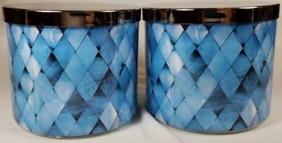 Bath Body Works Candle OCEAN MIST & CITRUS Scented 3-wick Jars x2