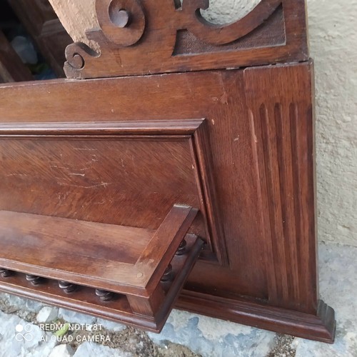 mensola Piataia grande mobile d'ingresso in legno massiccio particolare - Foto 3 di 5