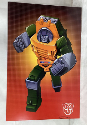 G1 Transformers Autobot Brawn Poster 11x17 Picture Grid Box Art (V2) FREESHIP