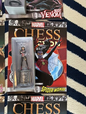 EAGLEMOSS  Marvel Chess Collection # 81 Spider Woman - White Bishop  + Magazine